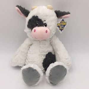 The Petting Zoo 14" Snugglerz Cow Soft Plush Stuffed Animal Farm Toy